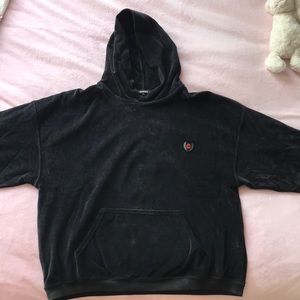Yeezy Season 5 - Crest velvet hoodie